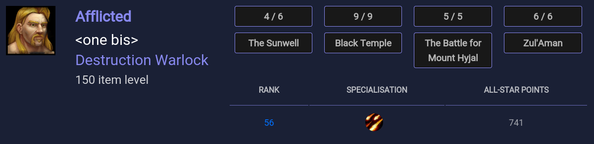 Afflicted - Stormforge Logs